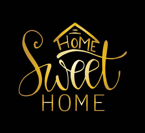 Home Sweet Home - Typography poster